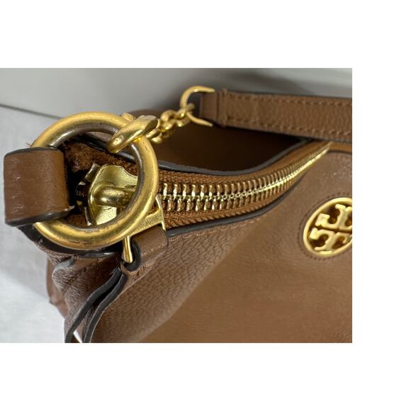 Tory Burch Carson Top Handle Hobo Bag, Brown, Ships Fast - Picture 5 of 14